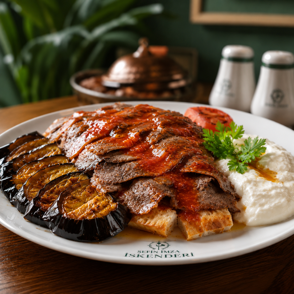 Köz Patlıcanlı İmza İskender